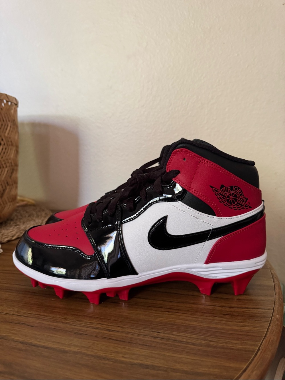 Jordan 1 Mid Football Cleats 11.5 Brand NEW
